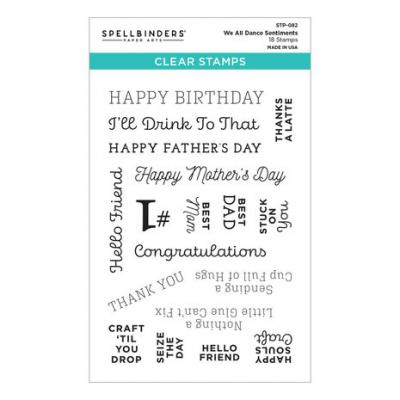 Spellbinders Clear Stamps - We All Dance
